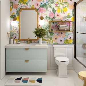 Цветная и яркая ванная комната: как преобразить санузел в Уяре - uyar.mebel54.com | фото