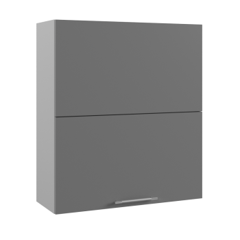 Арка ВПГПМ 800 шкаф верхний с подъемным механизмом высокий (Штукатурка белая/корпус Серый) в Уяре - uyar.mebel54.com | фото
