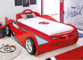 CARBED Кровать-машина Coupe с выдвижной кроватью Red 20.03.1306.00 в Уяре - uyar.mebel54.com | фото