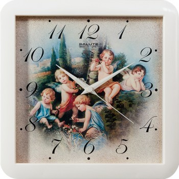 Часы настенные П-А7-327 Ангелы в Уяре - uyar.mebel54.com | фото