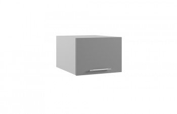 Гарда ГПГ 500 шкаф верхний горизонтальный глубокий (Белый Эмалит/корпус Серый) в Уяре - uyar.mebel54.com | фото