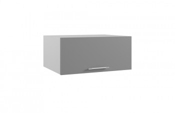 Гарда ГПГ 800 шкаф верхний горизонтальный глубокий (Белый Эмалит/корпус Серый) в Уяре - uyar.mebel54.com | фото