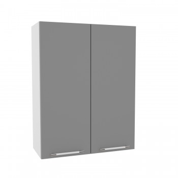 Капри ВП 700 шкаф верхний высокий (Липа белый/корпус Серый) в Уяре - uyar.mebel54.com | фото