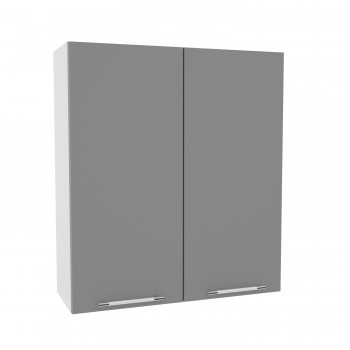 Капри ВП 800 шкаф верхний высокий (Липа белый/корпус Серый) в Уяре - uyar.mebel54.com | фото