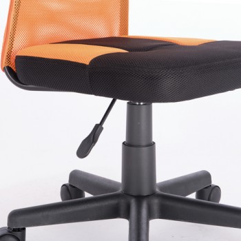 Кресло компактное BRABIX Smart MG-313 (черный, оранжевый) в Уяре - uyar.mebel54.com | фото