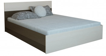 Кровать 0,8м Юнона с настилом (Венге / Дуб) в Уяре - uyar.mebel54.com | фото