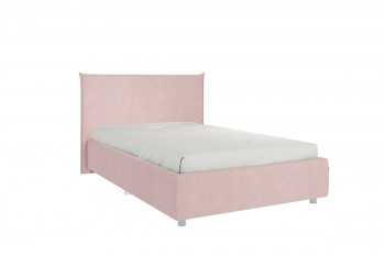 Кровать 1,2 Квест с основанием (Нежно-розовый велюр) в Уяре - uyar.mebel54.com | фото