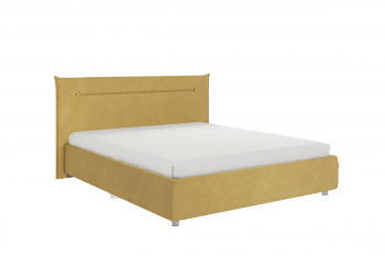 Кровать 1,6 Альба с основанием (Медовый велюр) в Уяре - uyar.mebel54.com | фото