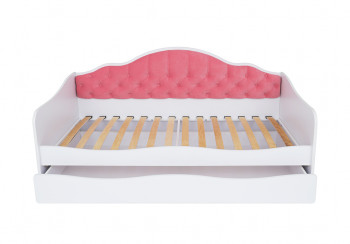 Кровать 170 серии Иллюзия Лайт 1 ящик 89 Розовый (подушки) в Уяре - uyar.mebel54.com | фото