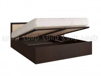 Кровать с подъемным механизмом 1,4 Фиеста (Венге/Дуб беленый) в Уяре - uyar.mebel54.com | фото