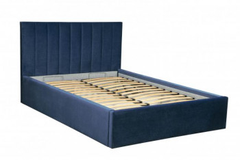 Кровать "Юнона" ш. 1600 (Н=1020мм) (ягуар нэви) в Уяре - uyar.mebel54.com | фото