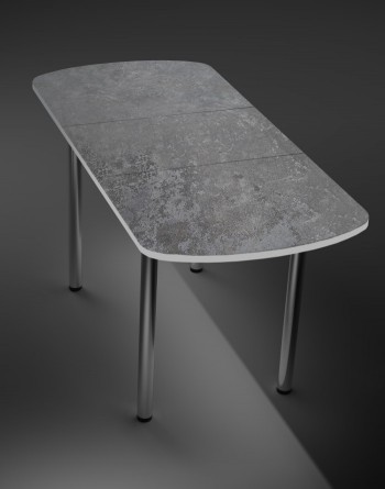 Кухонный стол 1100*700/400 ф 2 Пластик, урбан серый в Уяре - uyar.mebel54.com | фото