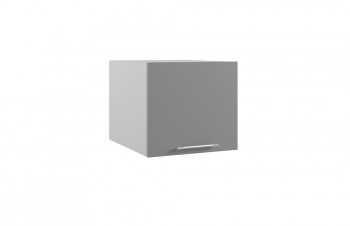 Лофт ГВПГ 500 шкаф верхний горизонтальный глубокий высокий (Штукатурка белая/корпус Серый) в Уяре - uyar.mebel54.com | фото