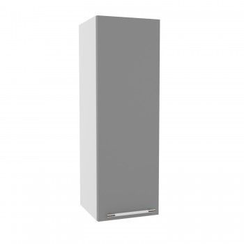 Лофт ВП 300 шкаф верхний высокий (Штукатурка белая/корпус Серый) в Уяре - uyar.mebel54.com | фото