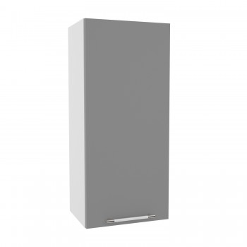Лофт ВП 400 шкаф верхний высокий (Штукатурка белая/корпус Серый) в Уяре - uyar.mebel54.com | фото
