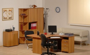 Мебель для персонала Рубин 42 Светлый миланский орех в Уяре - uyar.mebel54.com | фото