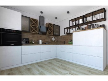 Модульная кухня Бронкс 1,8 м (Кварц) в Уяре - uyar.mebel54.com | фото