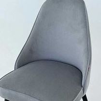 Набор стульев Милан 2 шт (серый велюр/белый) в Уяре - uyar.mebel54.com | фото