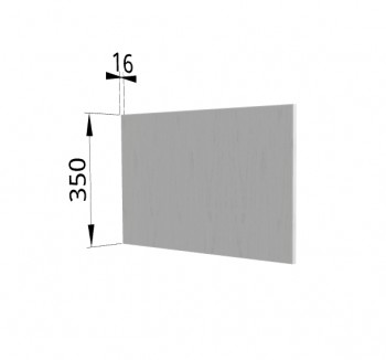 Панель торцевая (для шкафа горизонтального глубокого) ГПГ Капри (Липа белый) в Уяре - uyar.mebel54.com | фото