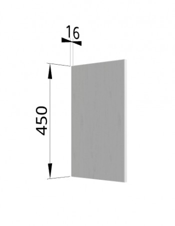 Панель торцевая (для шкафа горизонтального высокого) ВПГ Гарда (Белый) в Уяре - uyar.mebel54.com | фото