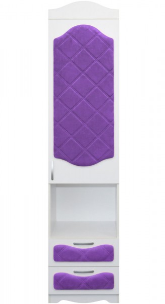 Пенал с ящиками серии Иллюзия 32 Фиолетовый в Уяре - uyar.mebel54.com | фото