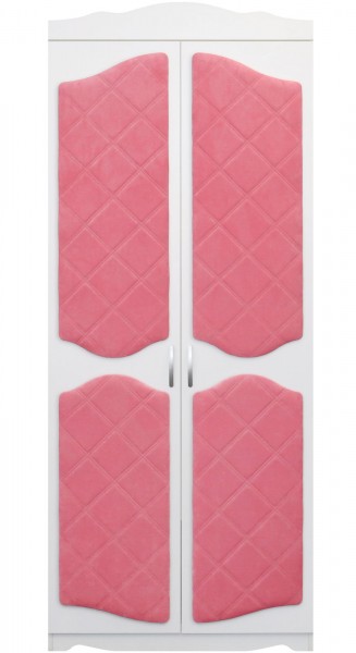 Шкаф 2-х створчатый серии Иллюзия 89 Розовый в Уяре - uyar.mebel54.com | фото