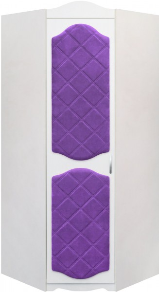 Шкаф угловой Иллюзия 32 Фиолетовый в Уяре - uyar.mebel54.com | фото