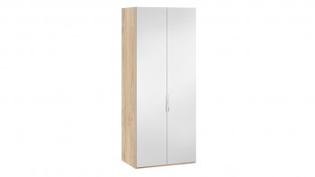 Шкаф для одежды с 2 зеркальными дверями «Эмбер» Яблоня Беллуно в Уяре - uyar.mebel54.com | фото