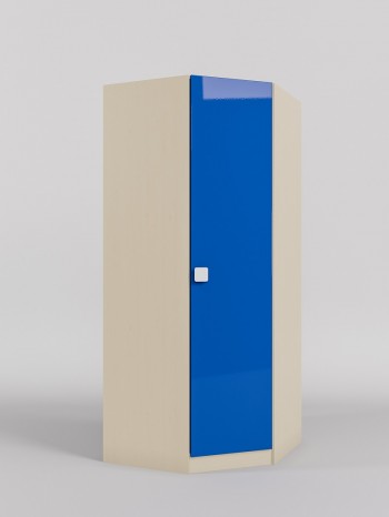 Шкаф угловой (угловая секция) Скай люкс (Синий/корпус Клен) в Уяре - uyar.mebel54.com | фото