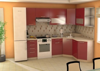 Угловая кухня Максимус-24 2400х1700 мм в Уяре - uyar.mebel54.com | фото